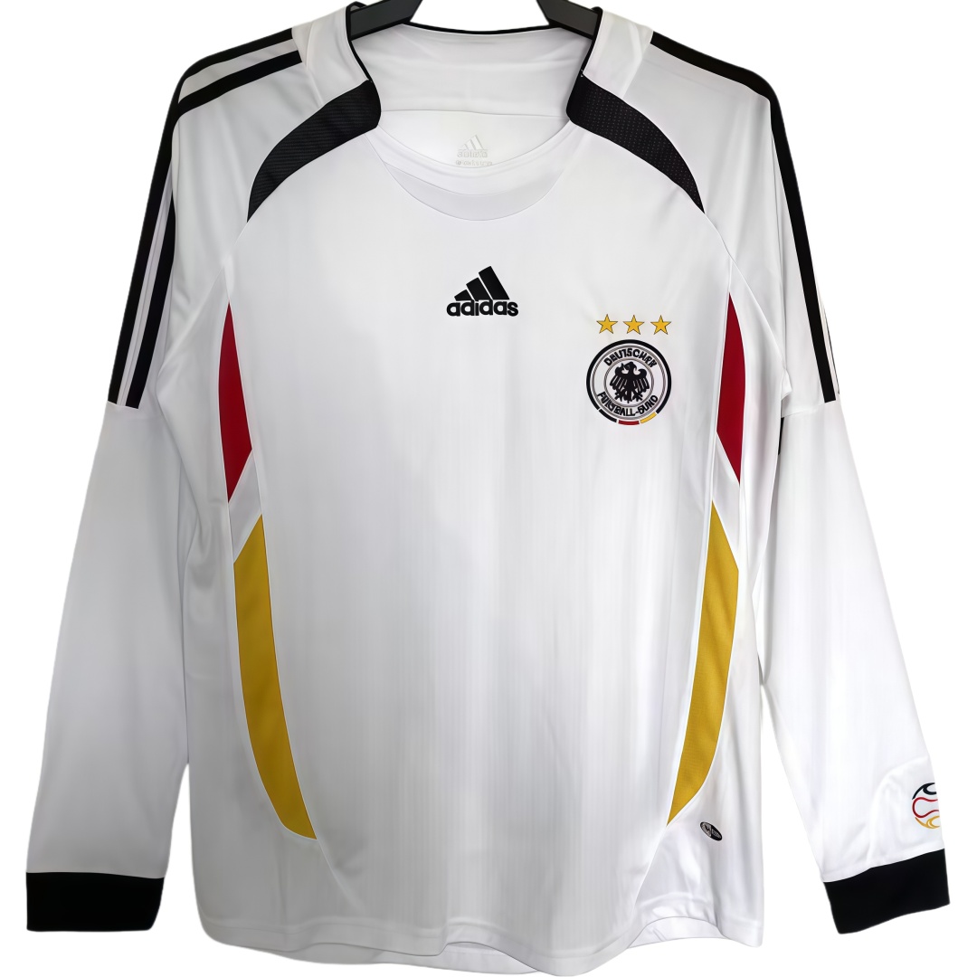 2006 Germany Home Retro Football Shirt Long Sleeve  2006 Germany Home Retro Football Shirt Long Sleeve