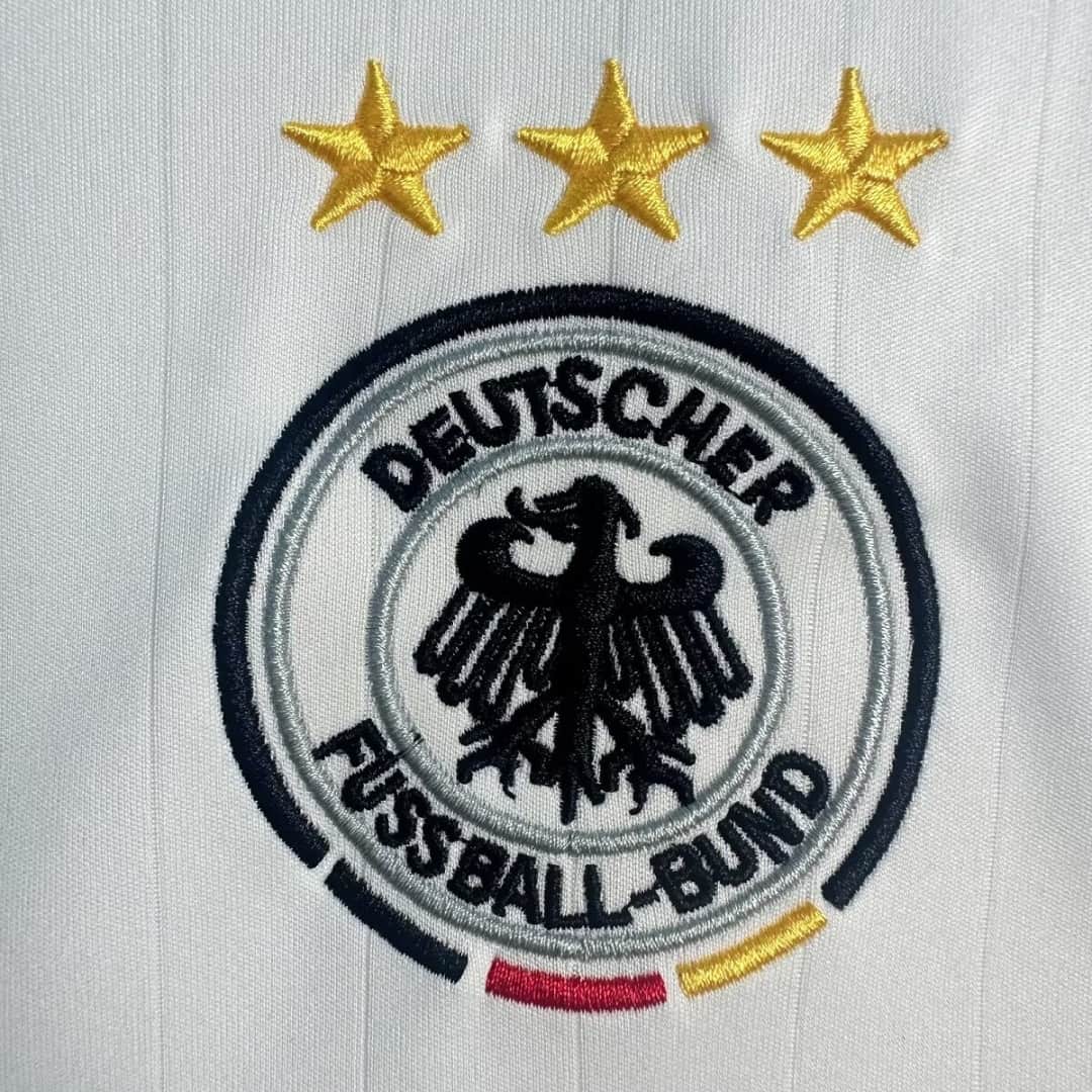 2006 Germany Home Retro Football Shirt Long Sleeve