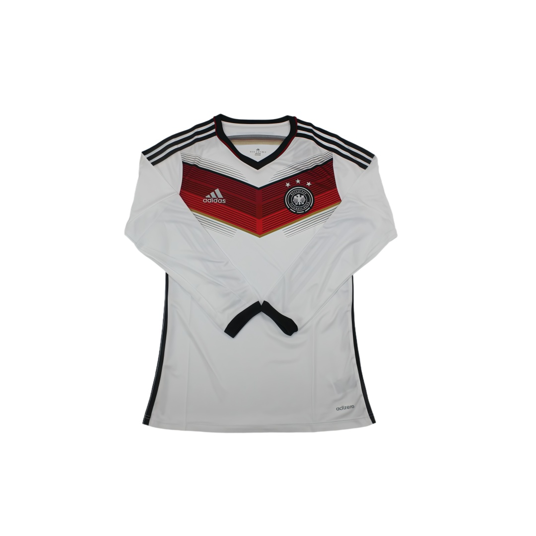 2014 Germany Home Retro Football Shirt Long Sleeve Adizero  2014 Germany Home Retro Football Shirt Long Sleeve Adizero