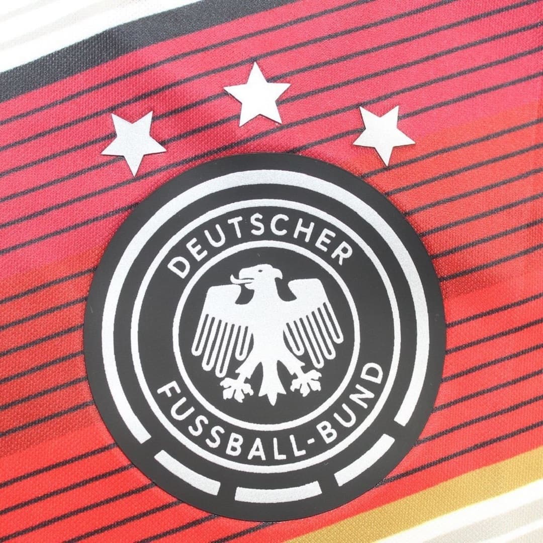 2014 Germany Home Retro Football Shirt Long Sleeve Adizero