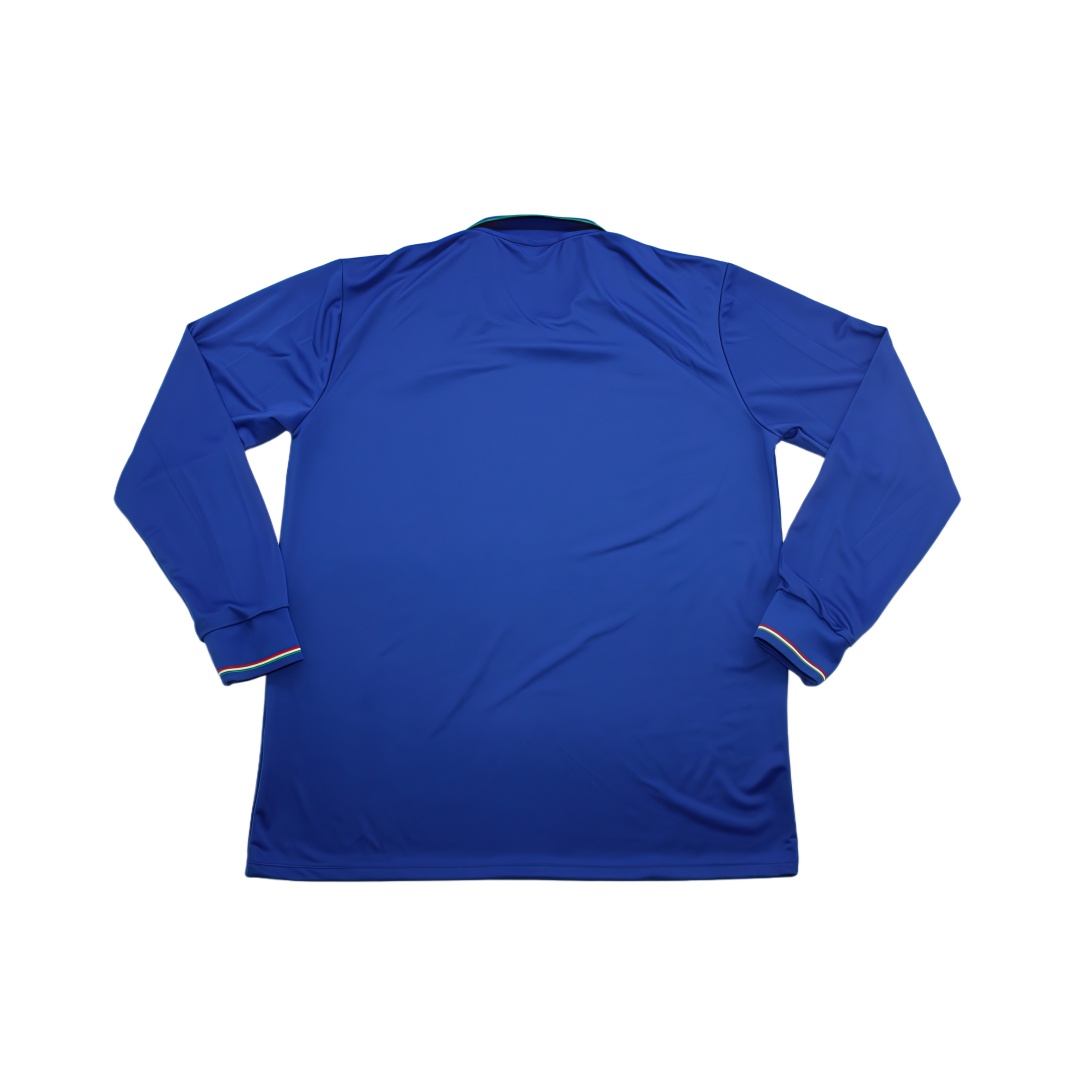 1982 Italy Home Retro Football Shirt Long Sleeve