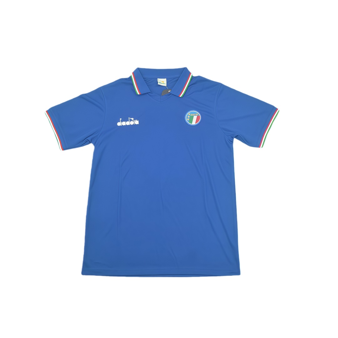 1986 Italy Home Retro Football Shirt  1986 Italy Home Retro Football Shirt
