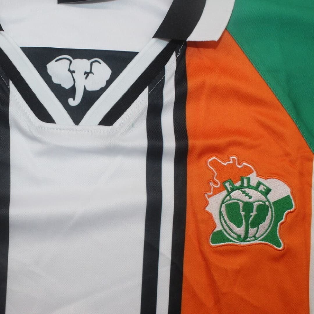 2000 Ivory Coast Home Retro Football Shirt