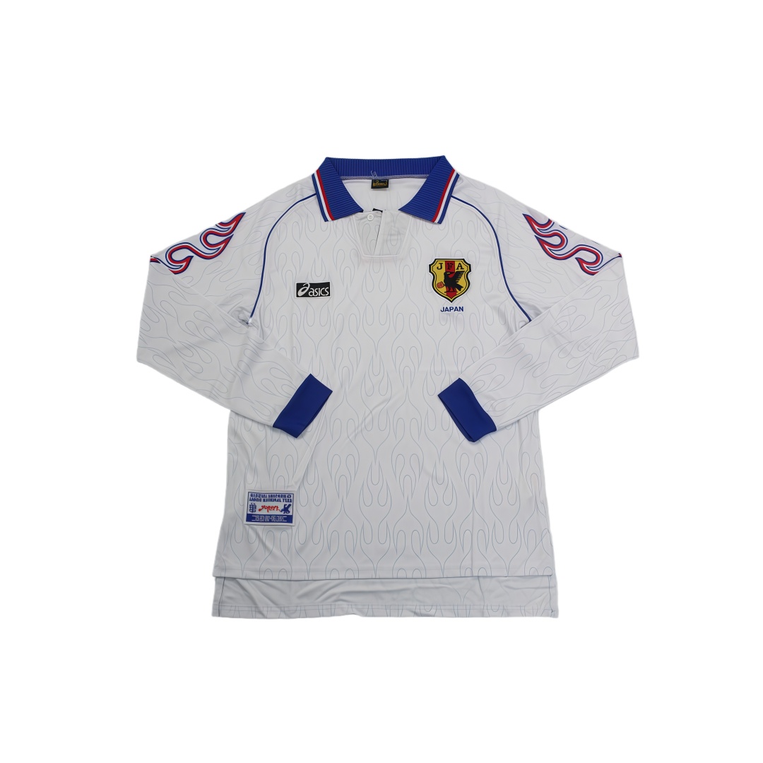 1998 Japan Away Retro Football Shirt Long Sleeve  1998 Japan Away Retro Football Shirt Long Sleeve