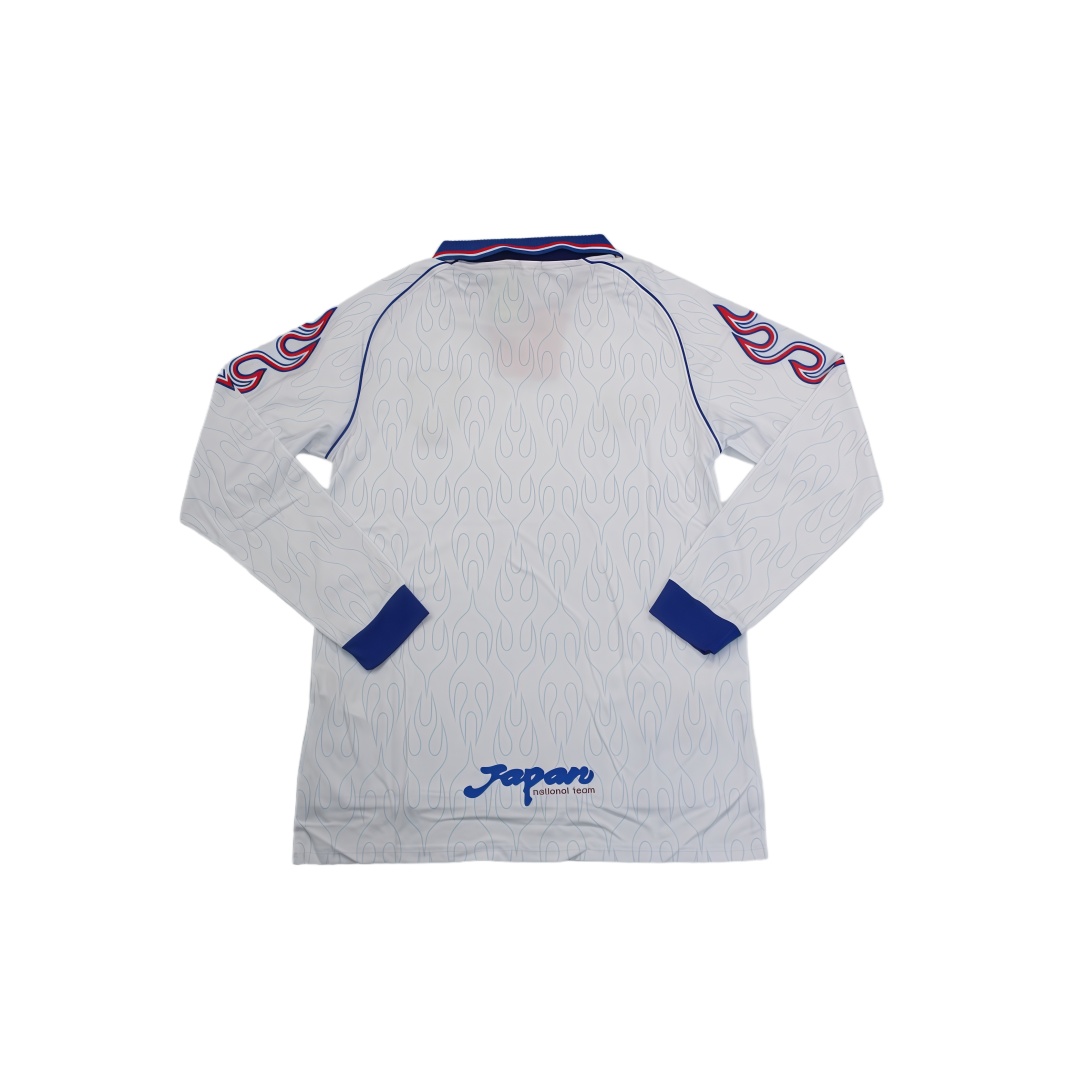 1998 Japan Away Retro Football Shirt Long Sleeve