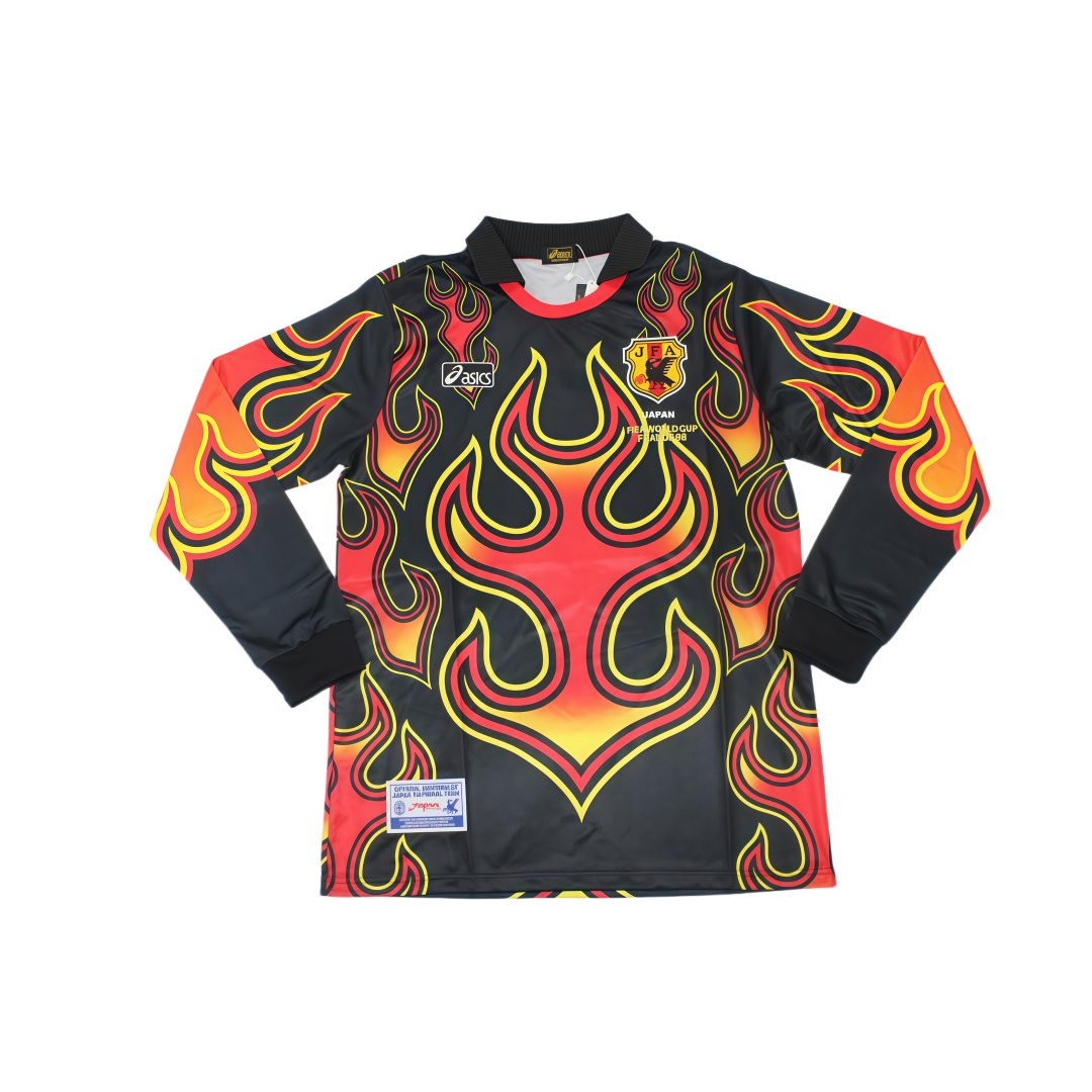 1998 Japan Goalkeeper Retro Football Shirt Long Sleeve  1998 Japan Goalkeeper Retro Football Shirt Long Sleeve