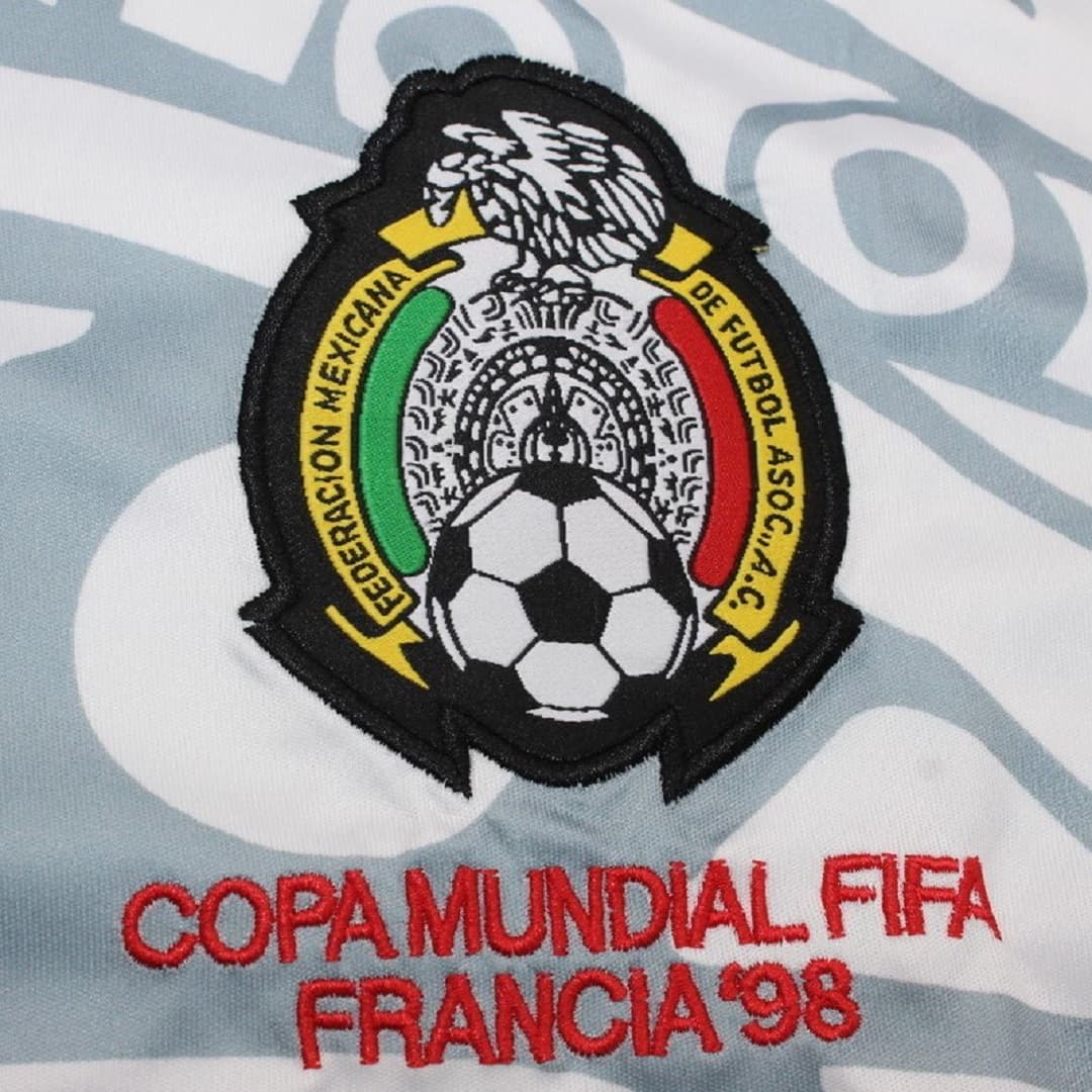 1998 Mexico Away Retro Football Shirt Long Sleeve