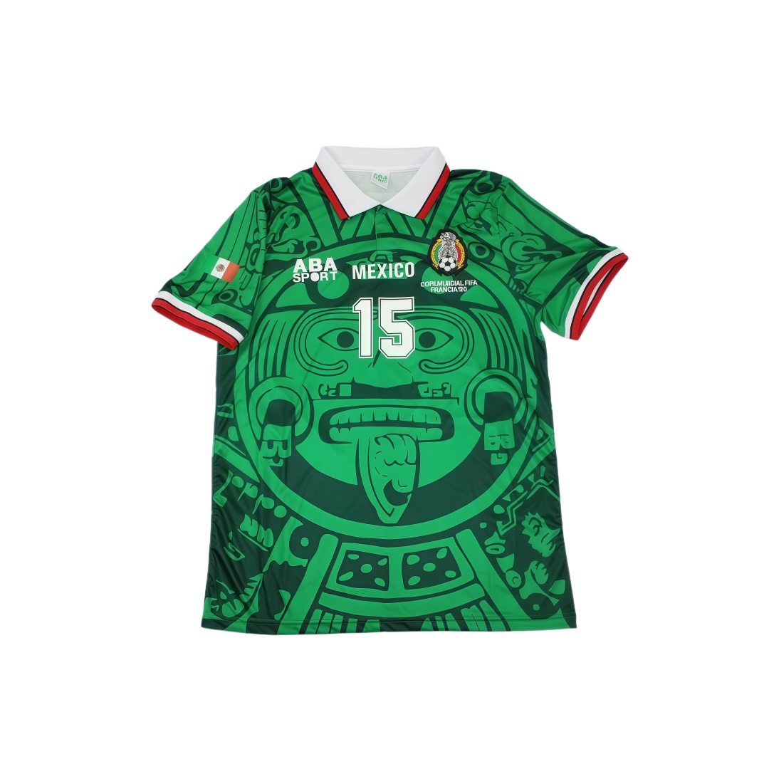 1998 Mexico Home Retro Football Shirt  1998 Mexico Home Retro Football Shirt