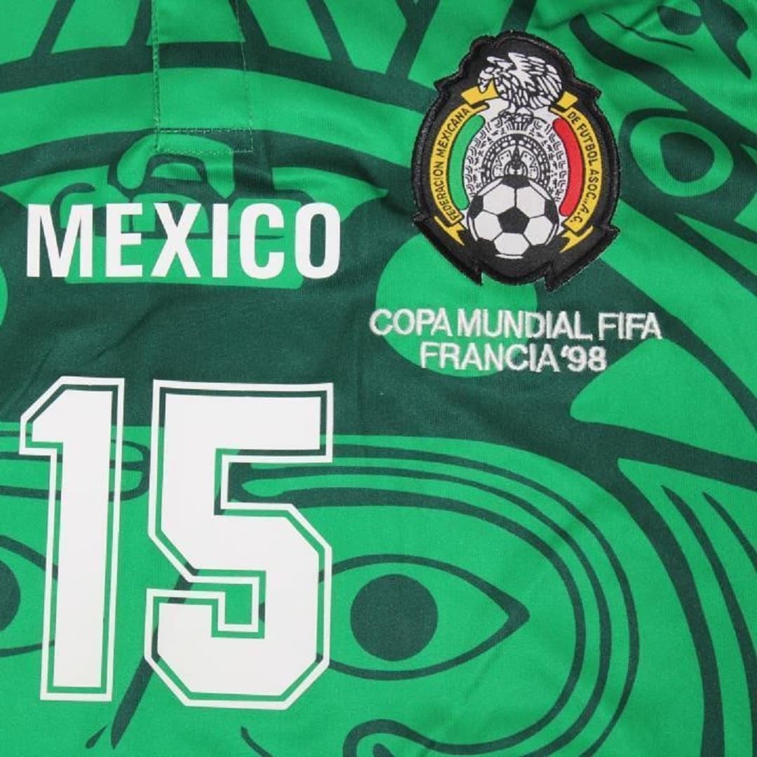 1998 Mexico Home Retro Football Shirt