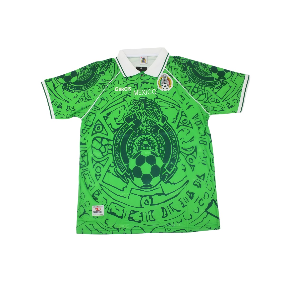 1999 Mexico Home Retro Football Shirt  1999 Mexico Home Retro Football Shirt