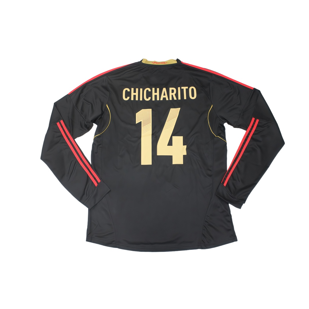 2011 Mexico Away Retro Football Shirt Long Sleeve