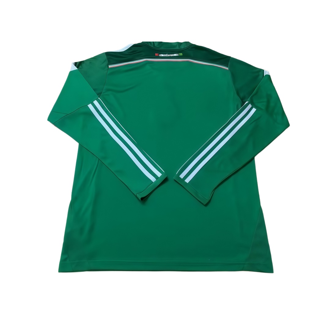 2014 Mexico Home Retro Football Shirt Long Sleeve
