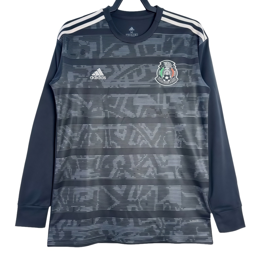 2019 Mexico Home Retro Football Shirt Long Sleeve  2019 Mexico Home Retro Football Shirt Long Sleeve