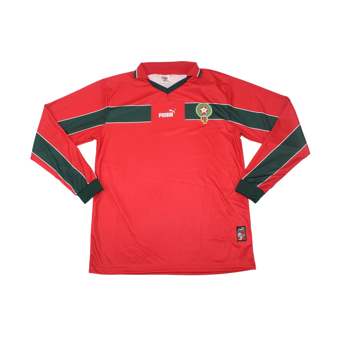 1998 Morocco Third Retro Football Shirt Long Sleeve