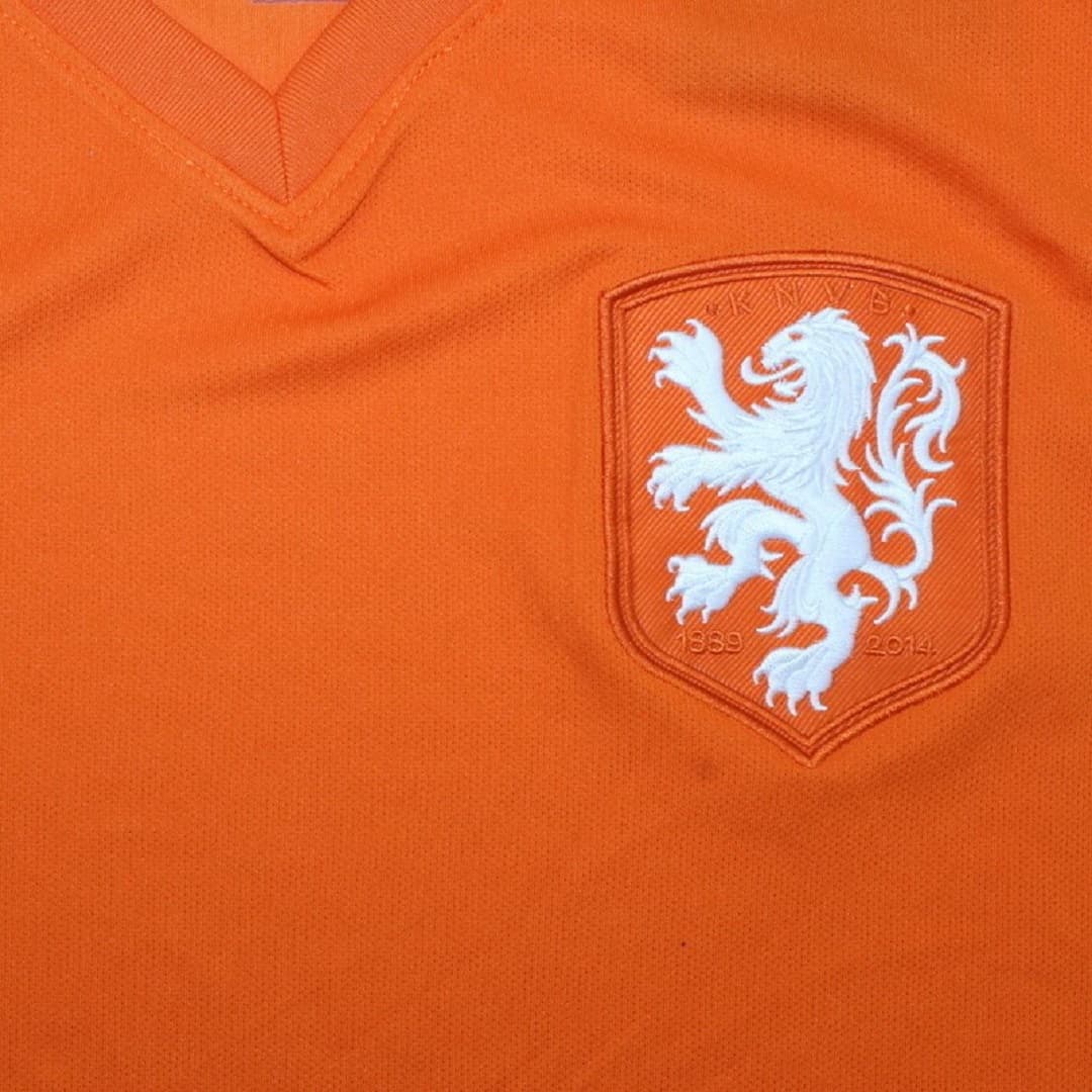 2014 Netherlands Home Retro Football Shirt