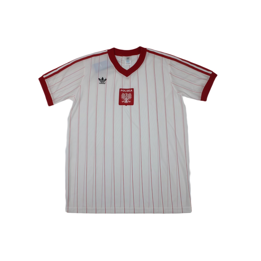 1982 Poland Home Retro Football Shirt  1982 Poland Home Retro Football Shirt