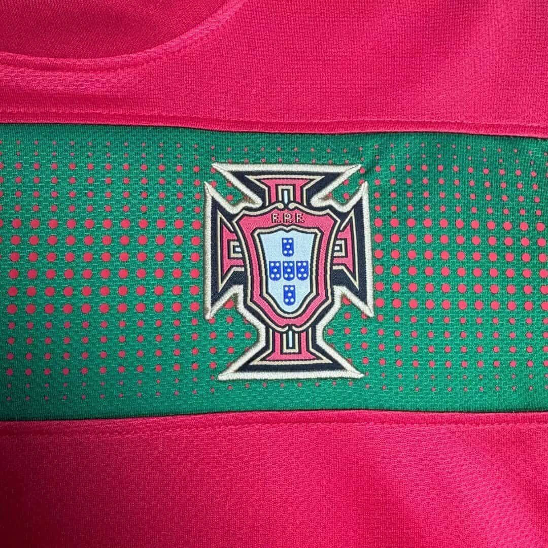 2010 Portugal Home Retro Football Shirt Long Sleeve