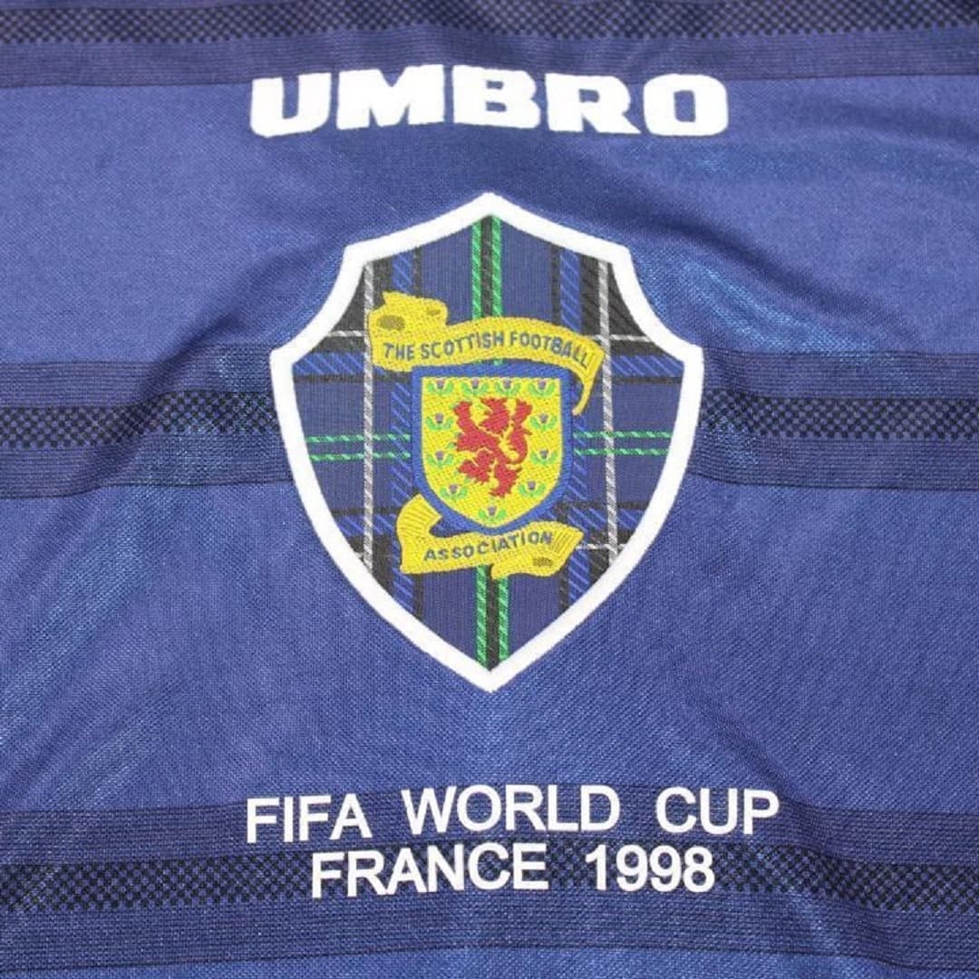 1998 Scotland Home Retro Football Shirt