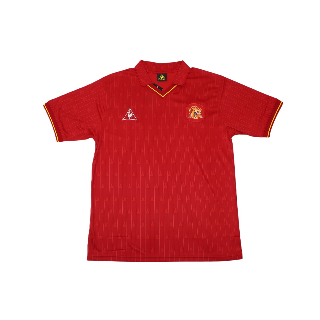 1988-90 Spain Home Retro Football Shirt  1988-90 Spain Home Retro Football Shirt