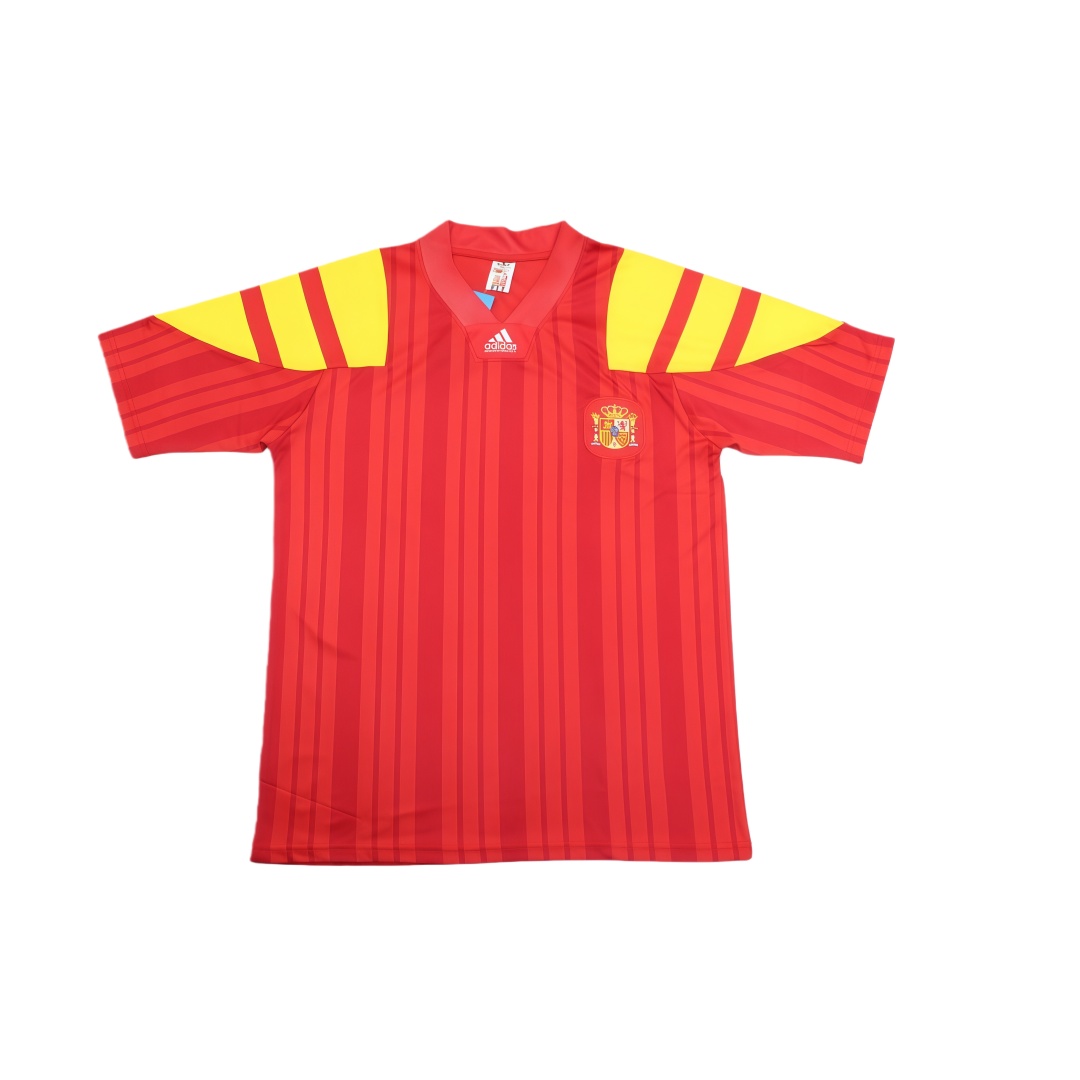 1992 Spain Home Retro Football Shirt  1992 Spain Home Retro Football Shirt