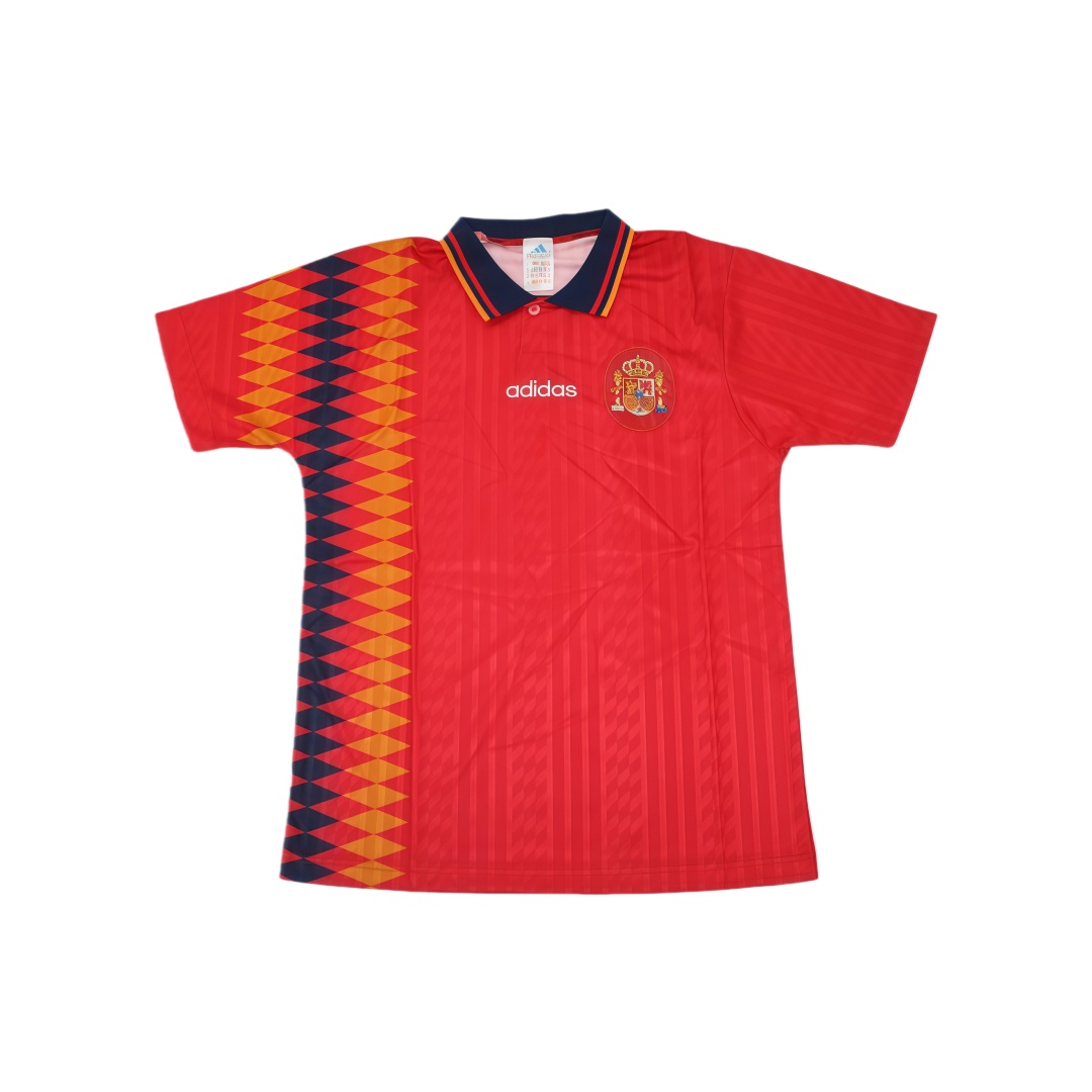 1994 Spain Home Retro Football Shirt  1994 Spain Home Retro Football Shirt