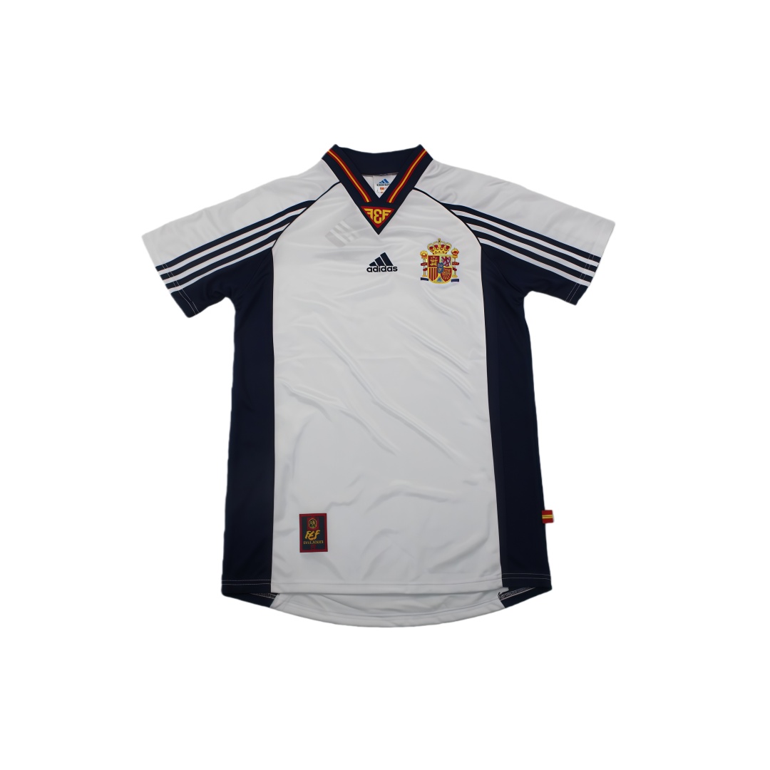 1998 Spain Away Retro Football Shirt  1998 Spain Away Retro Football Shirt