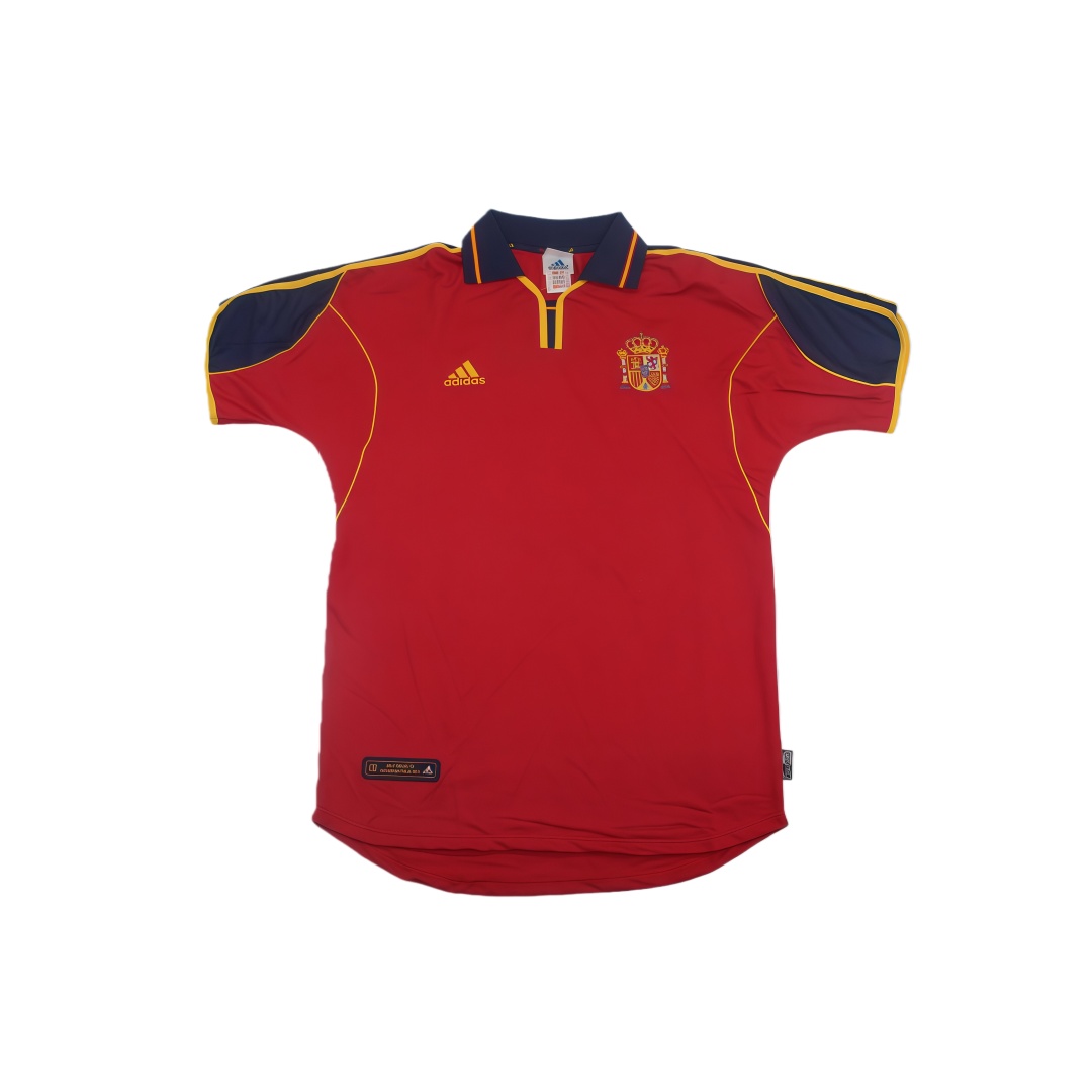 2000 Spain Home Retro Football Shirt  2000 Spain Home Retro Football Shirt