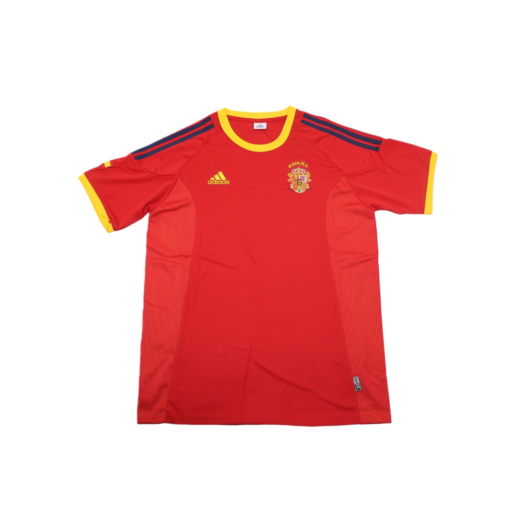 2002 Spain Home Retro Football Shirt
