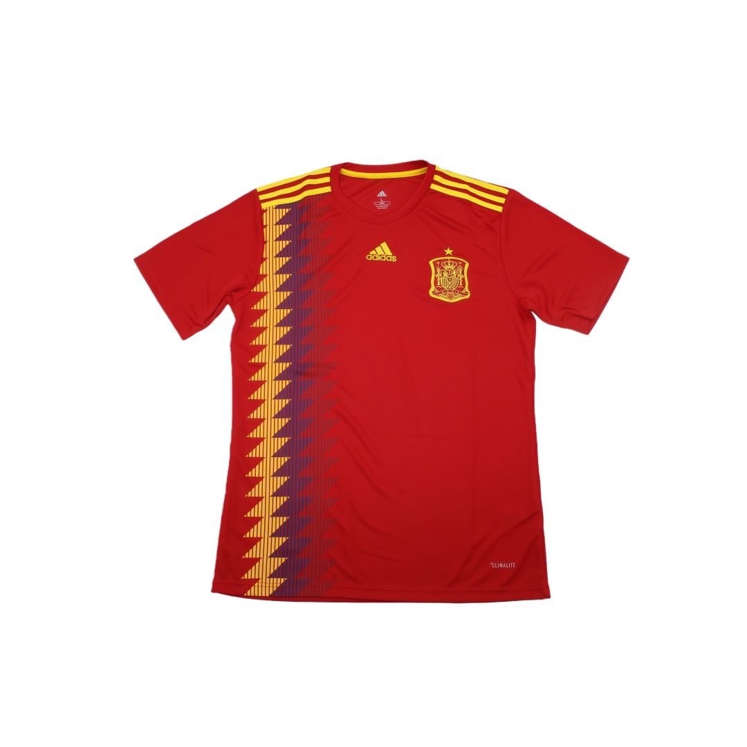 2018 Spain Home Retro Football Shirt