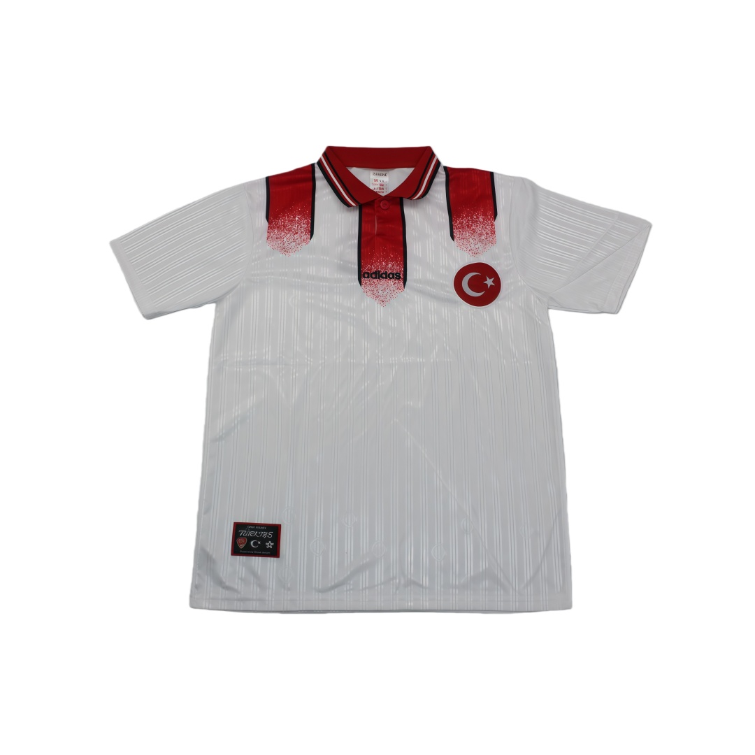 1996 Turkey Away Retro Football Shirt