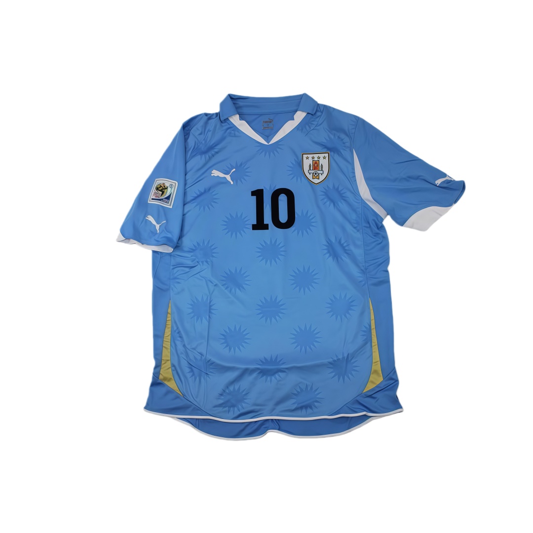 2010 Uruguay Home Retro Football Shirt