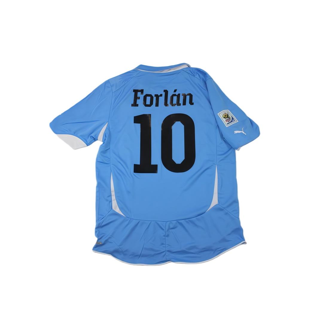 2010 Uruguay Home Retro Football Shirt